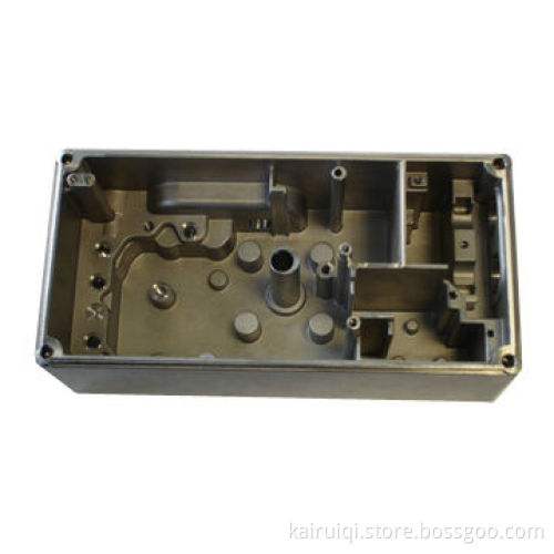 CNC machined housing part, available in various surface treatments